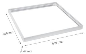 Kovový rám pro instalaci LED panelů 600x600 mm bílá