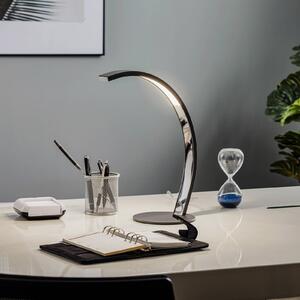 LED stolní lampa Largo výška 36 cm matná šedá