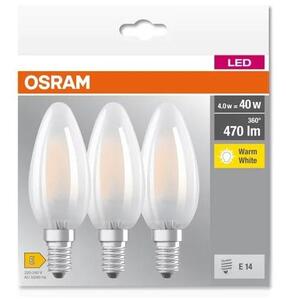SADA 3x LED Žárovka B40 E14/4W/230V 2700K - Osram