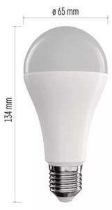LED RGB Stmívatelná žárovka GoSmart A65 E27/14W/230V 2700-6500K Wi-Fi Tuya