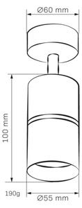 Bodové svítidlo BAMBOO 1xGU10/10W/230V bílá