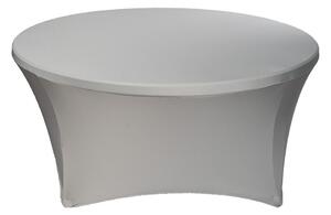 TENTino Elastický ubrus STANDARD na kulatý stůl 180 cm Barva ubrusu: BÍLÁ / WHITE