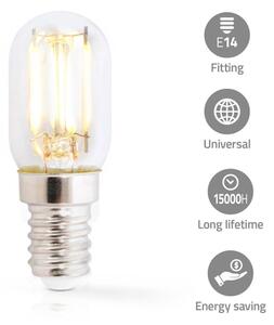 Nedis LBCRFE14T22 - LED Žárovka do lednice T22 E14/1,5W/230V 1800K