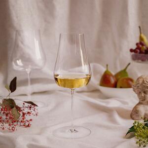 Lunasol - Sklenice na bílé víno Universal Glas 400 ml set 2 ks – Green Wave Platinum Line (322630)