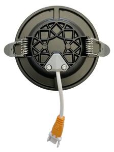 LED Podhledové svítidlo LED/7,5W/230V 4000K černá/stříbrná