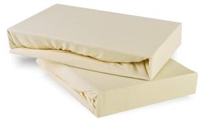 Prostěradlo krémové jersey EMI, Dětské prostěradlo 60x120