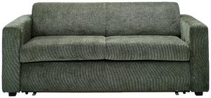 ROZKLÁDACÍ POHOVKA, textil, olivově zelená Carryhome - Rozkládací sedačky