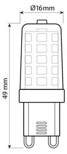 Brilagi - LED Žárovka G9/4W/230V 3000K