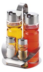 Dochucovací souprava TORO sůl, pepř, olej, ocet