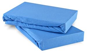 Prostěradlo modré jersey EMI, Dětské prostěradlo 60x120