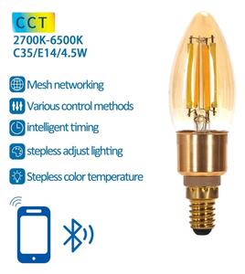 LED Žárovka FILAMENT C35 E14/4,5W/230V 2700-6500K - Aigostar