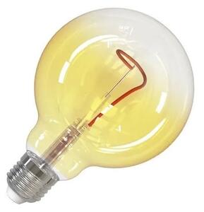 LED Žárovka FILAMENT SHAPE G95 E27/4W/230V 1800K žlutá