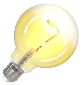 LED Žárovka FILAMENT SHAPE G95 E27/4W/230V 1800K žlutá