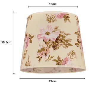 Duolla - Stínidlo k stolní lampě SOFIA XS E14 pr. 18,5 cm růže