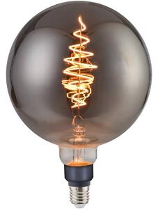 Stmívatelná zlatá LED žárovka NORDLUX Deco globe 8,5 W a 7 W - kouřová, 1800 K, 200 lm, 8,5 W LED