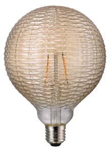 Dekorativní LED žárovka NORDLUX Avra 1,5 W E27 v několika variantách - jantarová, 2200 K, 150 lm, 125 mm, 177 mm, horizontální vroubkování