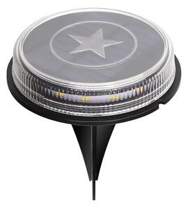 Aigostar - LED Solární lampa LED/0,6W/5,5V 24,5 cm 3200K IP66 černá