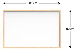 ALLboards NATURAL TM108D magnetická tabule 100 x 80 cm