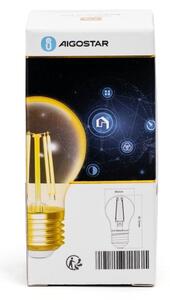 LED Stmívatelná žárovka FILAMENT G45 E27/4,5W/230V 2700-6500K Wi-Fi - Aigostar
