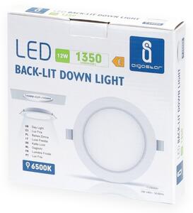 Aigostar - LED Podhledové svítidlo LED/12W/230V 6500K pr. 17,5 cm bílá