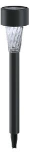 Aigostar - LED Solární lampa LED/0,006W/1,2V 29,5 cm černá 6500K IP44