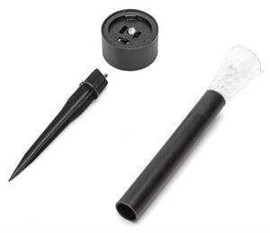 Aigostar - LED Solární lampa LED/0,006W/1,2V 29,5 cm černá 6500K IP44