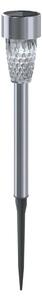 Aigostar - LED Solární lampa LED/0,006W/1,2V 29,7 cm chrom 6500K IP44