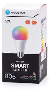 LED RGBW Stmívatelná žárovka A60 E27/9W/230V 2700-6500K Wi-Fi - Aigostar
