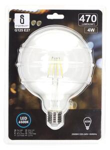LED Žárovka FILAMENT G125 E27/4W/230V 6500K - Aigostar