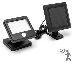Aigostar - LED Solární nástěnné svítidlo se senzorem LED/0,64W/3,7V 6500K IP44