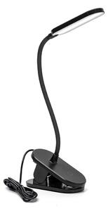 Aigostar - LED Stmívatelná stolní lampa s klipem LED/2,5W/5V černá