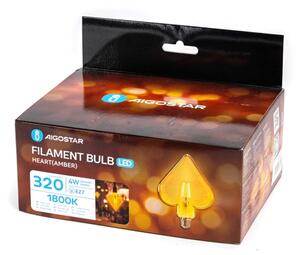 LED Žárovka FILAMENT E27/4W/230V 1800K srdce - Aigostar