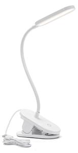 Aigostar - LED Stmívatelná stolní lampa s klipem LED/2,5W/5V bílá