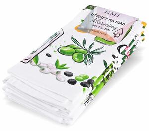 Utěrky na nádobí Olive Oil set 3 ks EMI