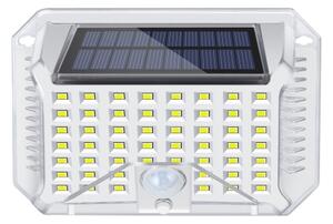 Brilagi-LED Solární nástěnné svítidlo se senzorem WALLIE LED/4W/5,5V stříbrná