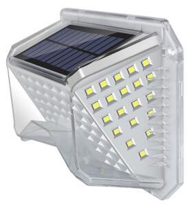 Brilagi-LED Solární nástěnné svítidlo se senzorem WALLIE LED/4W/5,5V stříbrná