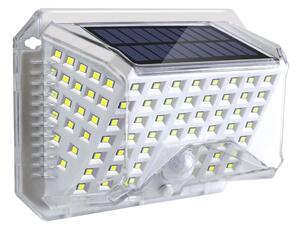 Brilagi-LED Solární nástěnné svítidlo se senzorem WALLIE LED/4W/5,5V stříbrná
