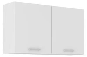 Horní dvoudveřová skříňka NEIL - šířka 100 cm, bílá