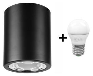 LED Bodové svítidlo TACO 1xE27/15W/230V černá