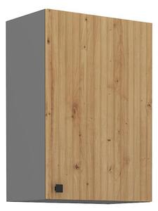 Horní kuchyňská skříňka NOMIN - šířka 50 cm, dub artisan / antracit