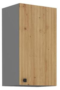 Horní kuchyňská skříňka NOMIN - šířka 40 cm, dub artisan / antracit