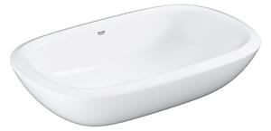 Umyvadlo na desku GROHE Eurostyle 2015 50x38 cm alpine-white bez otvoru pro baterii, bez přepadu 39216000