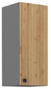 Horní kuchyňská skříňka NOMIN - šířka 30 cm, dub artisan / antracit