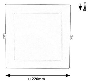 Rabalux 71223 - LED Podhledové svítidlo SHAUN LED/18W/230V 22x22 cm bílá
