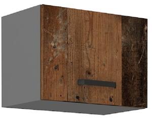 Digestořová skříňka PENKA - šířka 50 cm, old style / antracit