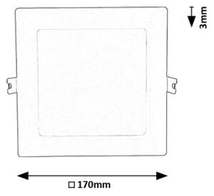 Rabalux 71222 - LED Podhledové svítidlo SHAUN LED/12W/230V 17x17 cm bílá