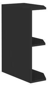 Dolní rohová skříňka AGAFIJA - šířka 30 cm, černá