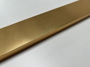 Šatní skříň MARGIT PREMIUM - 120 cm, bílá / zlatá