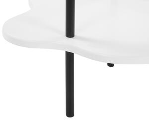 Boční stolek bílý/černý CLOUD