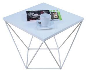 Konferenční stolek DAMA, 50x45x50, bílá